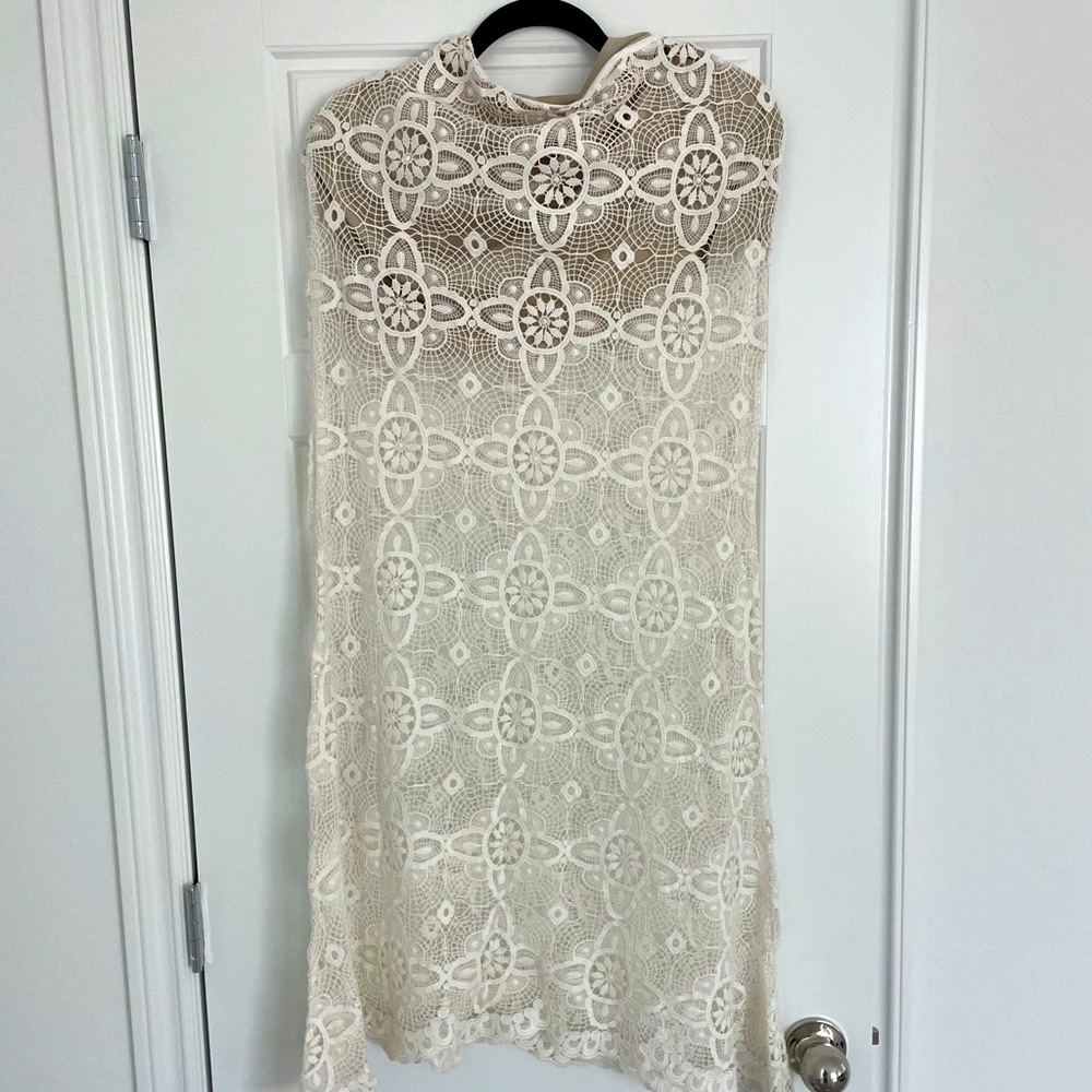Planet Blue White Monica Skirt S - NEW WITH TAGS